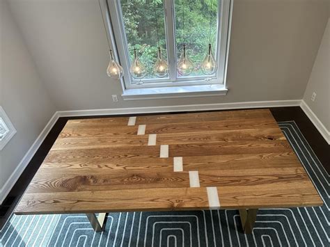 Image result for Ash Wood Table Epoxy