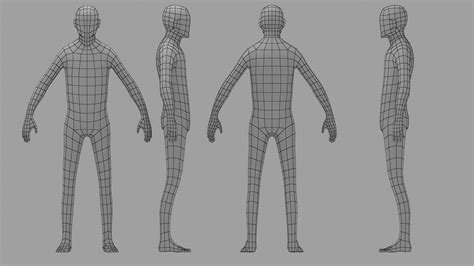 Toradh íomhá ar Create 3D Model of Humans in Blender