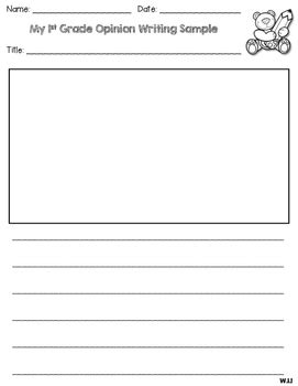 Image result for Sample Writing Block Layout First Grade