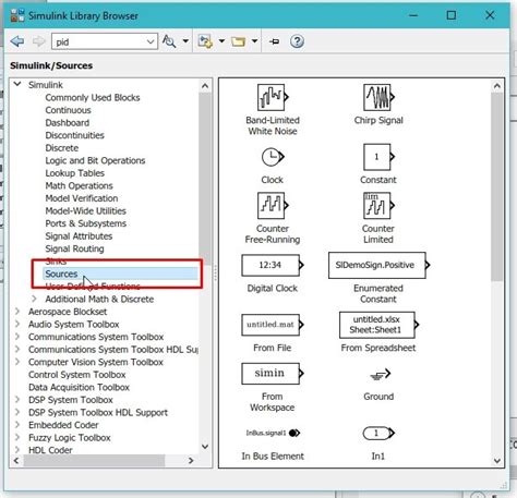 Simulink PID Controller Example に対する画像結果
