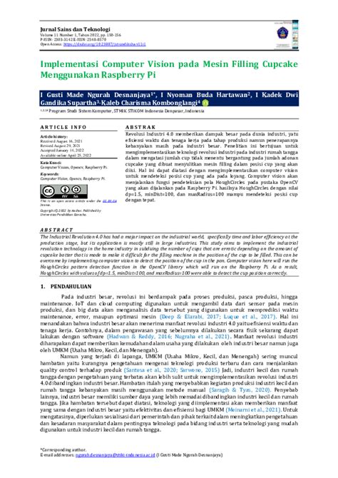 Implementasi Computer Vision に対する画像結果