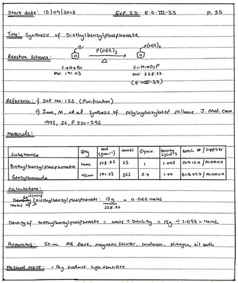 Afbeeldingsresultaten voor Lab Notebook Proper Structure