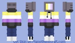 Image result for Minecraft Skins for Non-Binary Pals