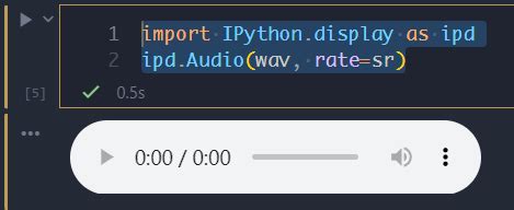 Toradh íomhá ar IPython Display Audio Logo