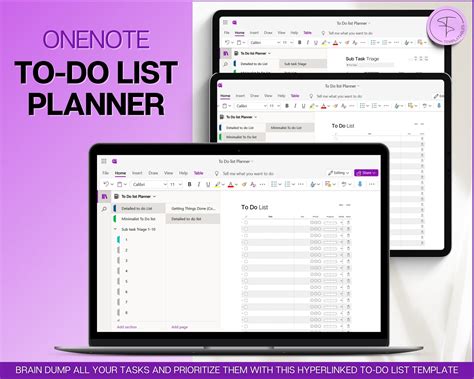 Afbeeldingsresultaten voor OneNote Task List Template