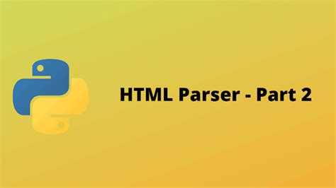 Image result for HTMLParser
