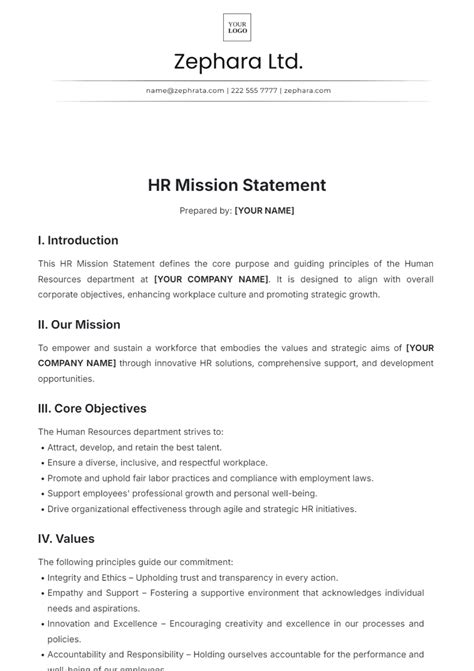 Image result for HR Vision Statement Examples