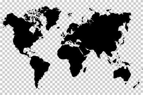 Image result for World Map Vector Transparent