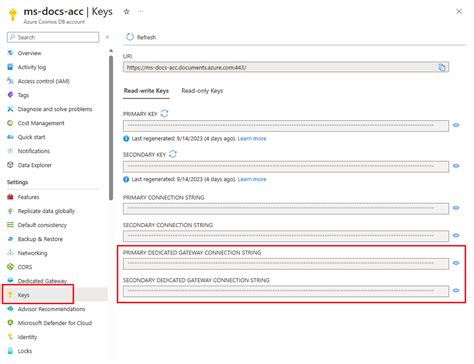 Toradh íomhá ar Connection String and Key
