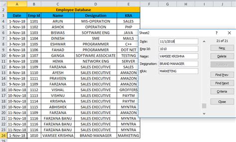Image result for Sample Data Input in Excel