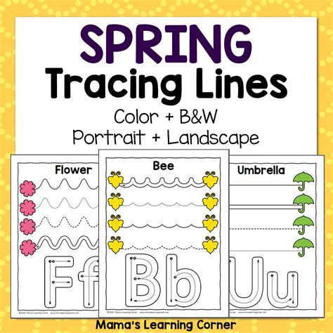 Afbeeldingsresultaten voor Spring Line Tracing Worksheets