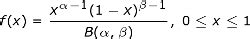 Toradh íomhá ar Beta Distribution Function Formula