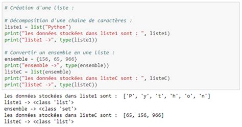 Afbeeldingsresultaten voor Liste Des Code Python Et Leur Fonction