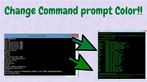 Toradh íomhá ar Command-Prompt Color Change