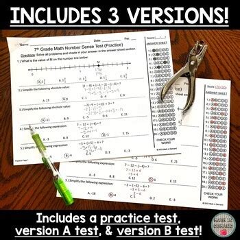 7th Grade Math Number Sense Worksheets に対する画像結果