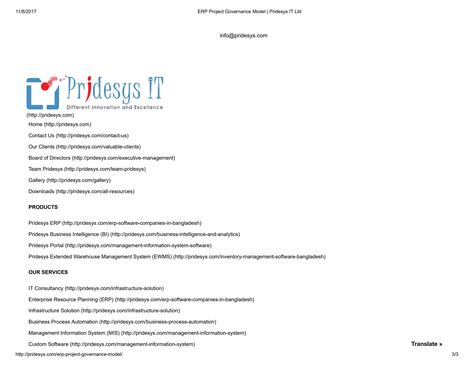 Image result for ERP Project Governance Structure