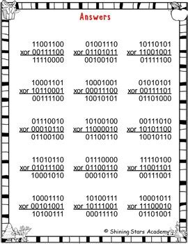 Image result for Bitwise Operator Worksheet Teaching