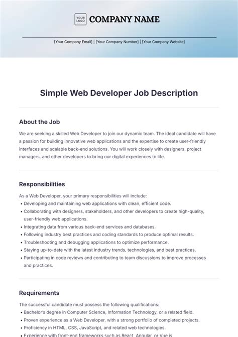 Toradh íomhá ar Web Developer Job Market