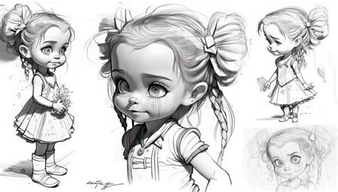 Toradh íomhá ar Process Cartoon Drawing