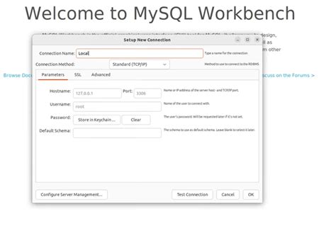 Image result for New Connection in MySQL Workbench