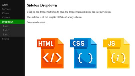Image result for Bootstrap for Sidebar Menu Free Code