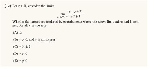 Toradh íomhá ar Problems On Limits of Complex Function