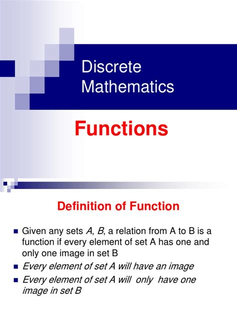 Image result for Discrete Function Notation