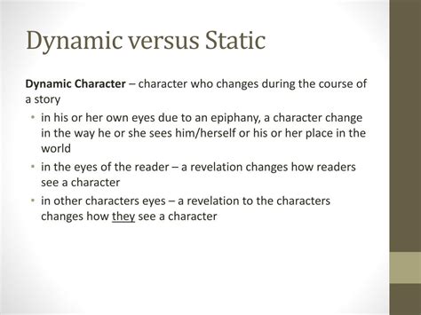 Image result for Static vs Dynamic Character Definition