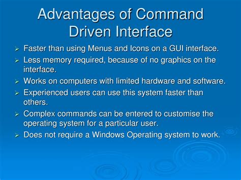 Command-Driven User Interface に対する画像結果
