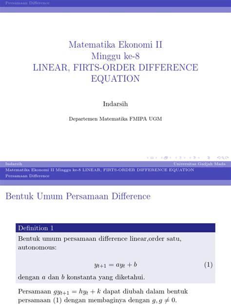 Linear Difference Equation に対する画像結果