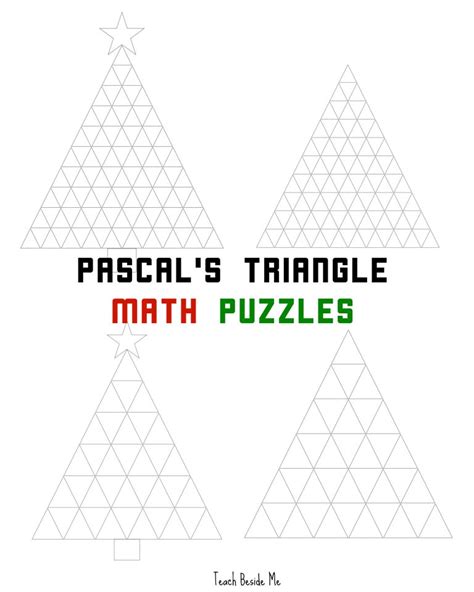 Afbeeldingsresultaten voor Christmas Tree Triangle Activity