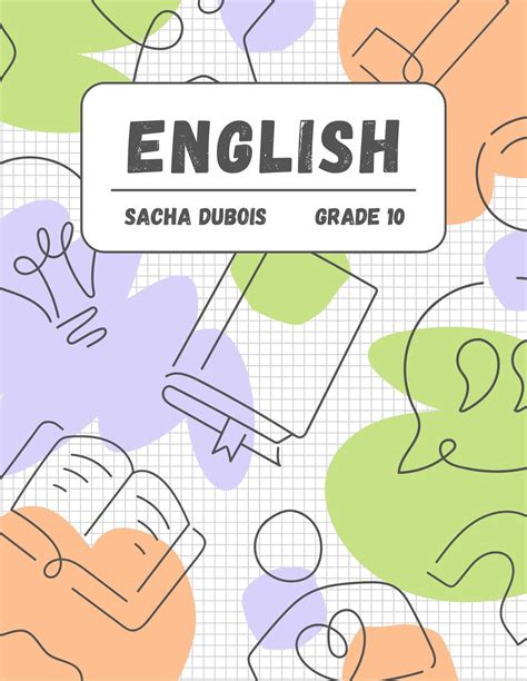 Image result for English Grammar Book Cover Template