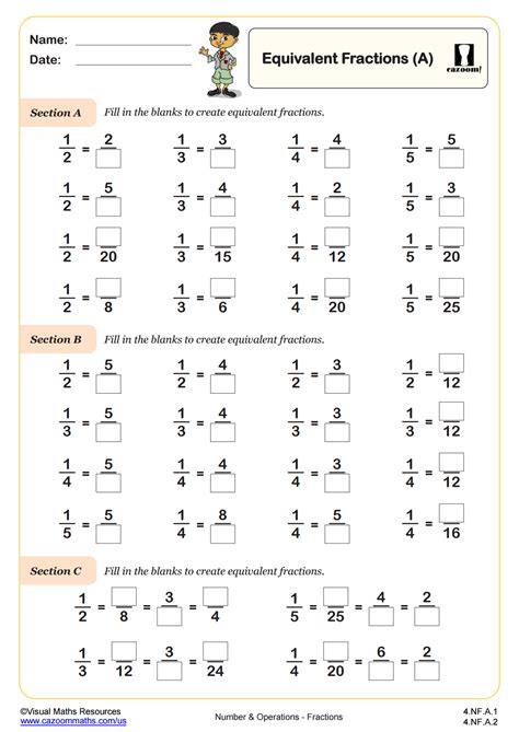 Afbeeldingsresultaten voor 3rd Grade Math Worksheets Fractions
