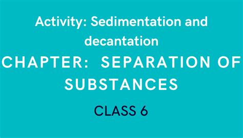 Image result for Sedimentation and Decantation Class 6 without Label
