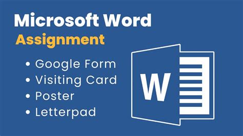 Image result for Basic Word Assignment