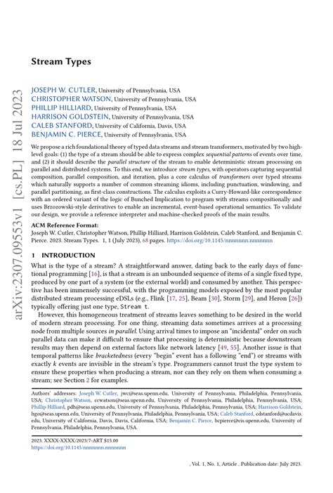 Image result for Stream Type