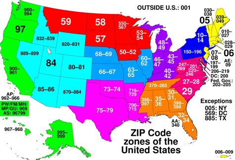 Toradh íomhá ar Area Code Vs. Zip Code