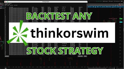How to Backtest TOS に対する画像結果