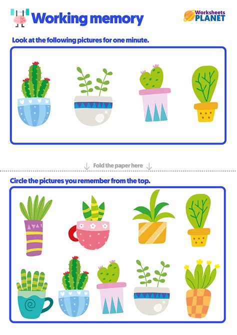 Image result for Free Working Memory Tasks