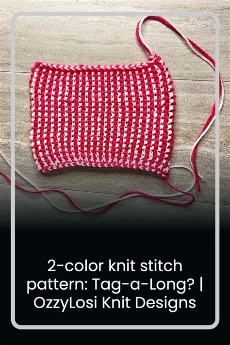 Image result for 2 Color Knit Pattern