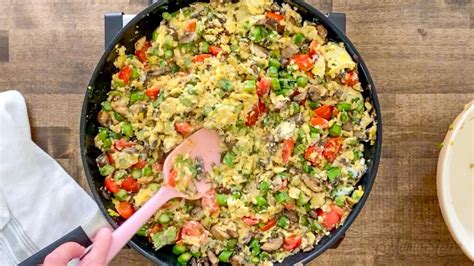 Toradh íomhá ar Scrambled Eggs with Veggies