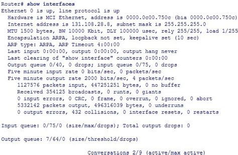 Image result for Show Router Interface Command