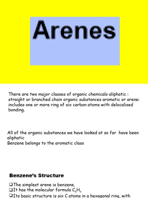 Benzene Structure | PDF | Benzene | Chemical Bond