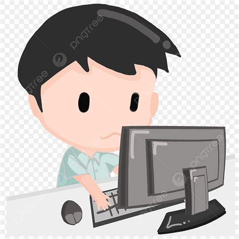 Image result for Cartoon Characters Playing Computer