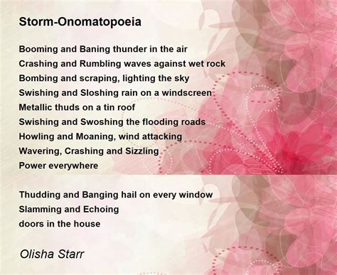 Onomatopoeia Poetry Examples に対する画像結果
