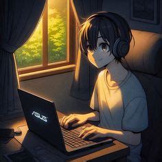 Image result for Computer Painting Anime