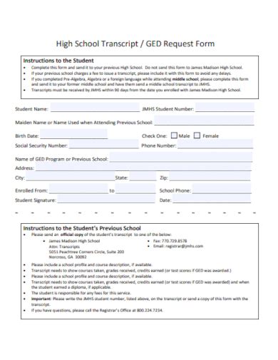 Image result for Sample High School Transcript Template