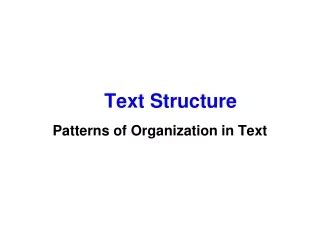 Text Structure に対する画像結果