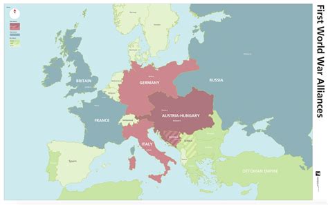Résultat d’images pour European Map WW1