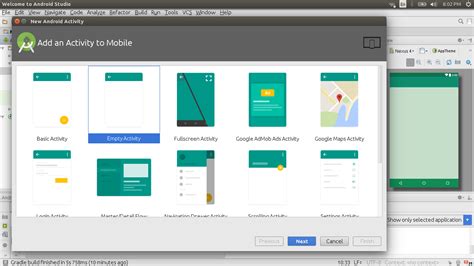 Image result for Android Studio Activity Box